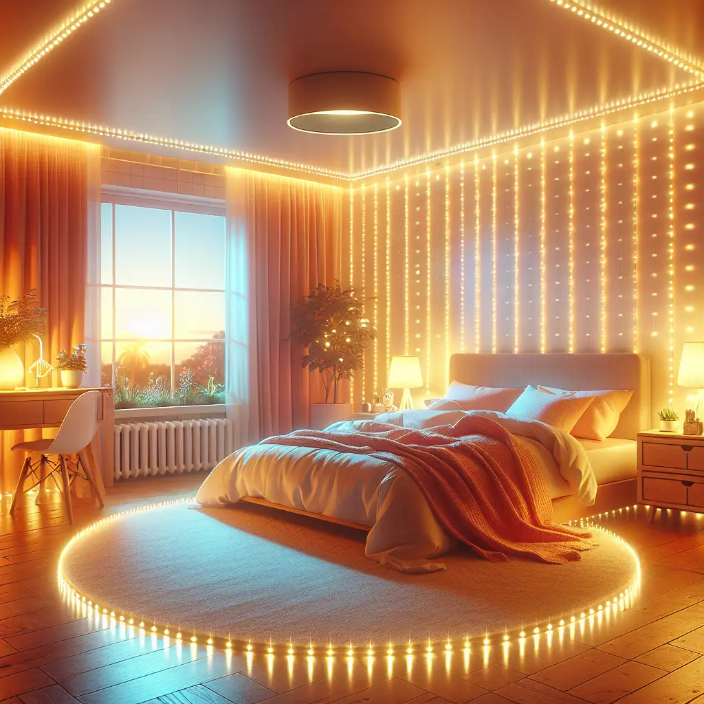 led lighting ideas for bedroom - Check the Key Features of Bedroom LED Strip Lights - led lighting ideas for bedroom