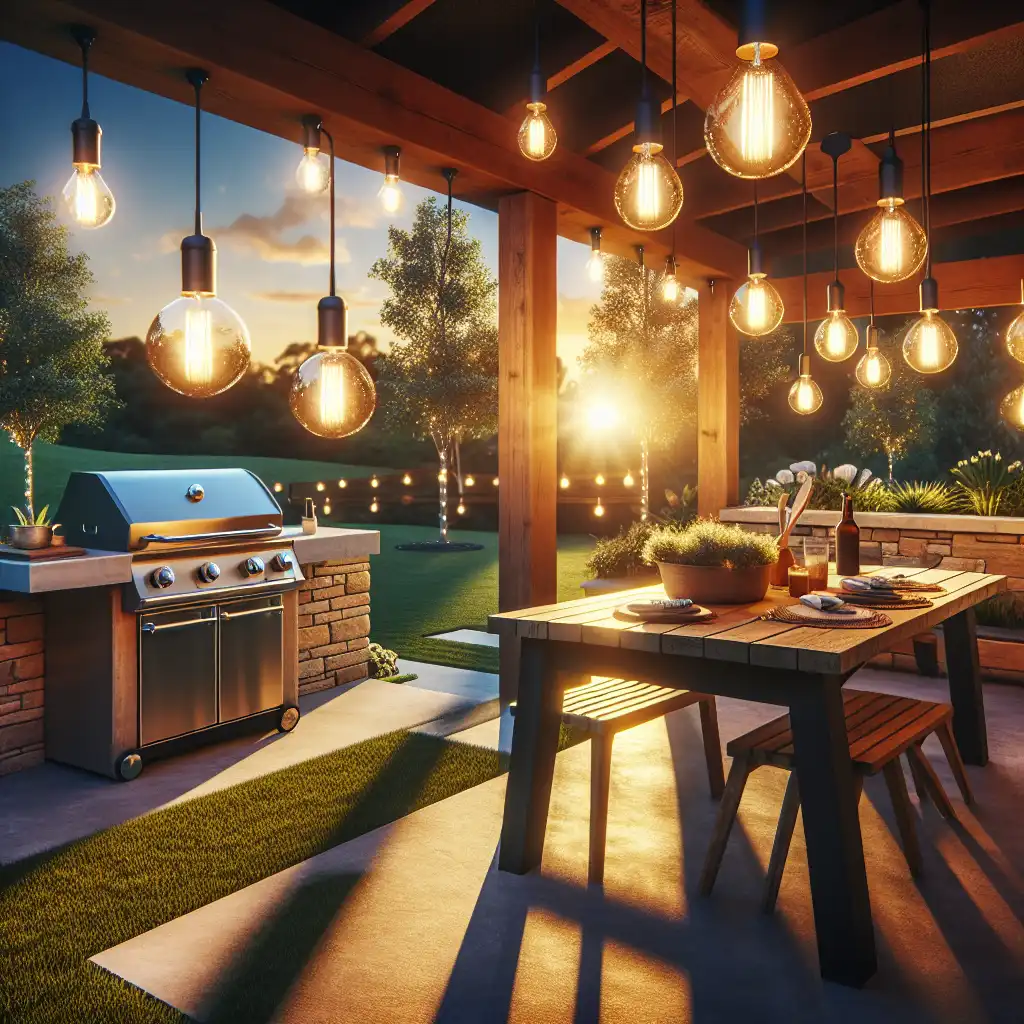 outdoor kitchen lighting ideas - Task Or Niche Lighting - outdoor kitchen lighting ideas